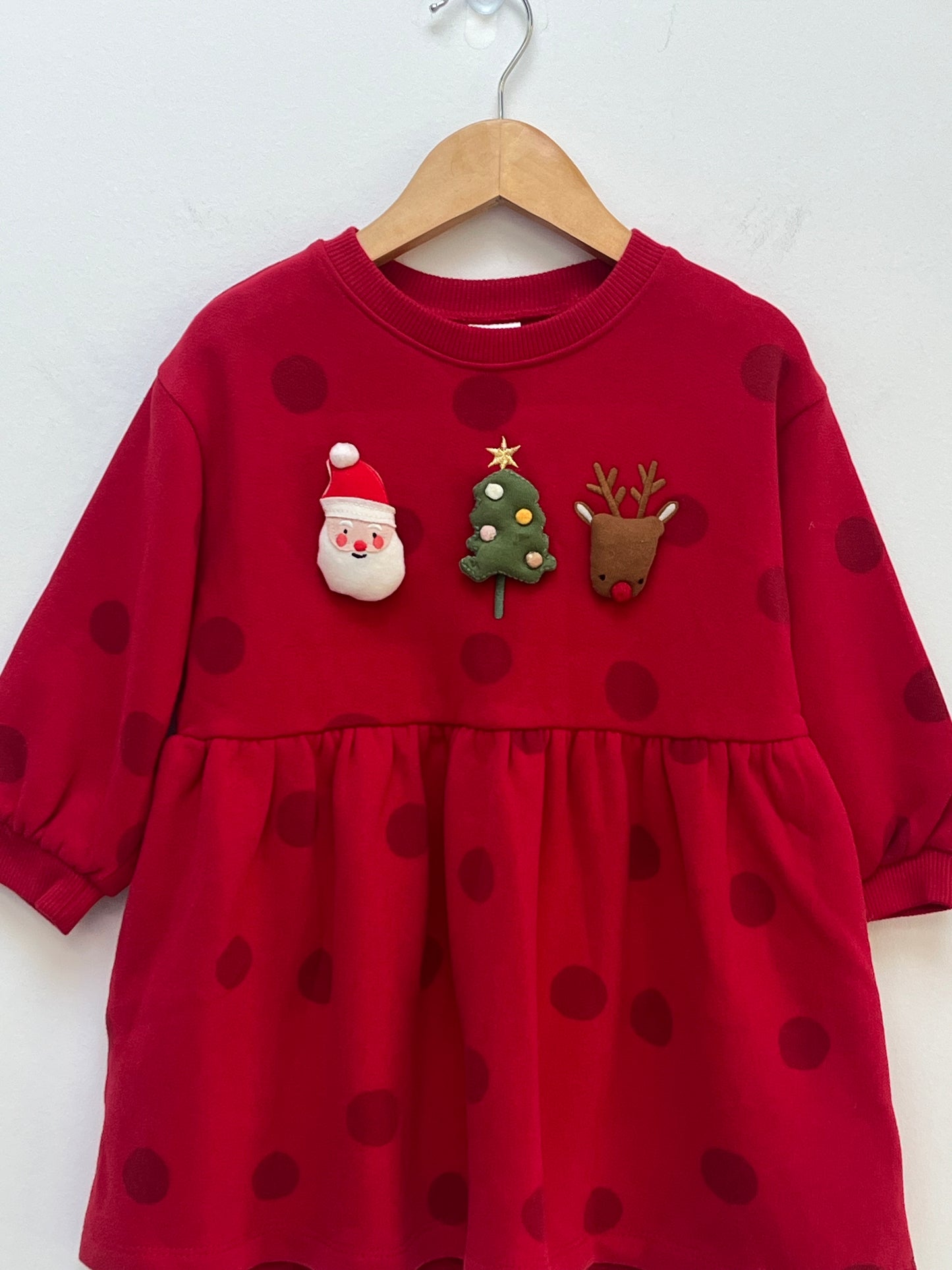 Next 18-24 Months - Christmassy Jumper Dress