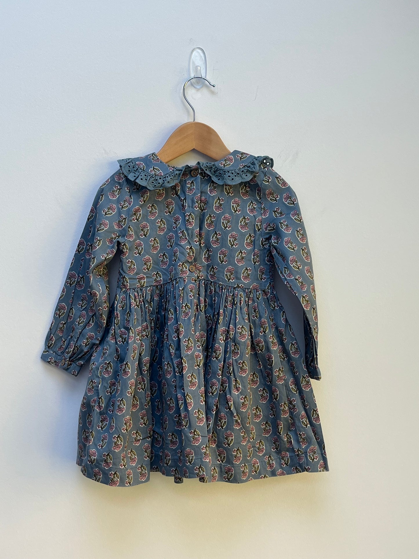 NEXT 18-24 Months - Printed Shirred Collar Dress