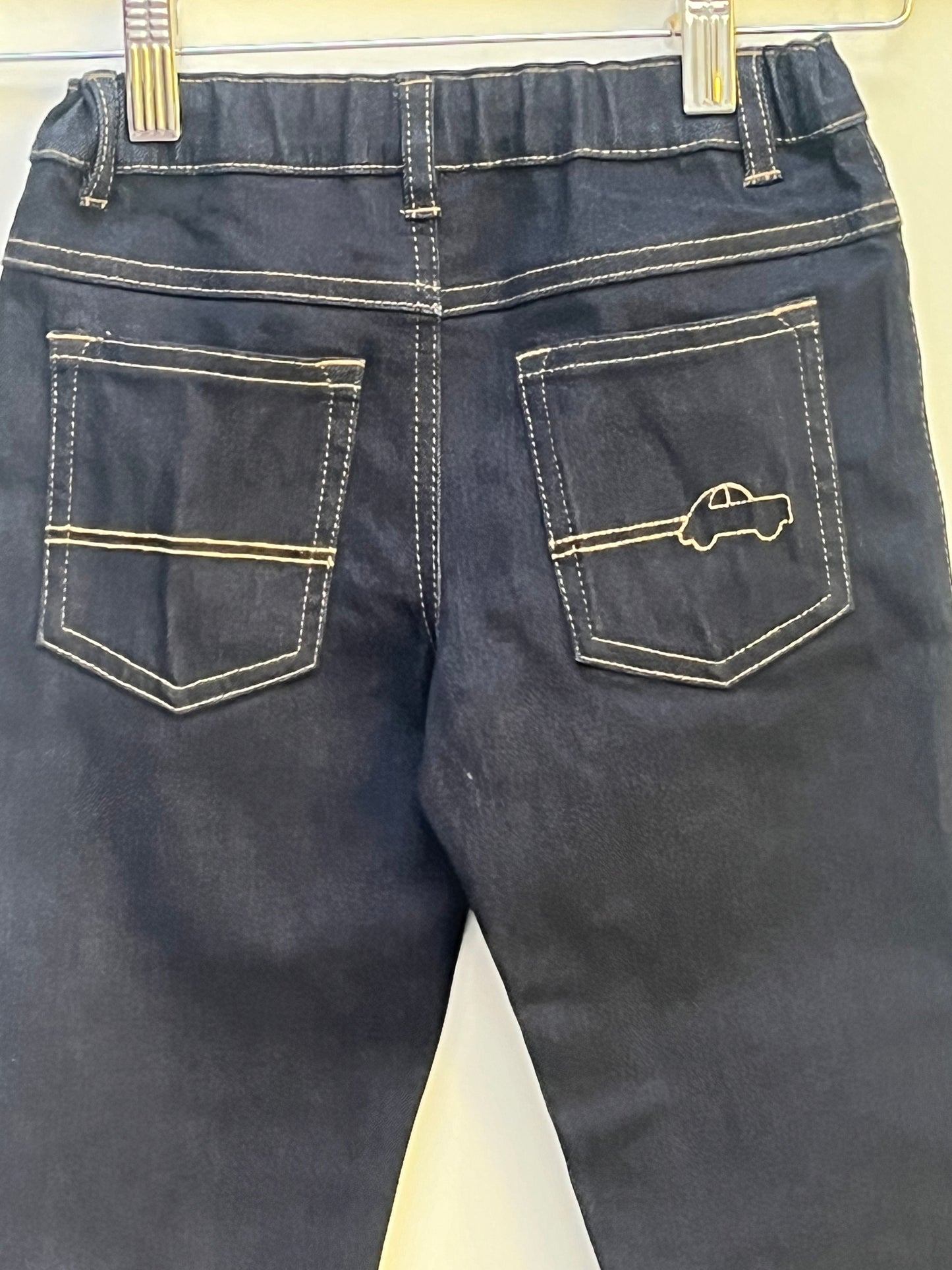 Next 4-5 Years - Dark Blue Jeans with Car on Pocket