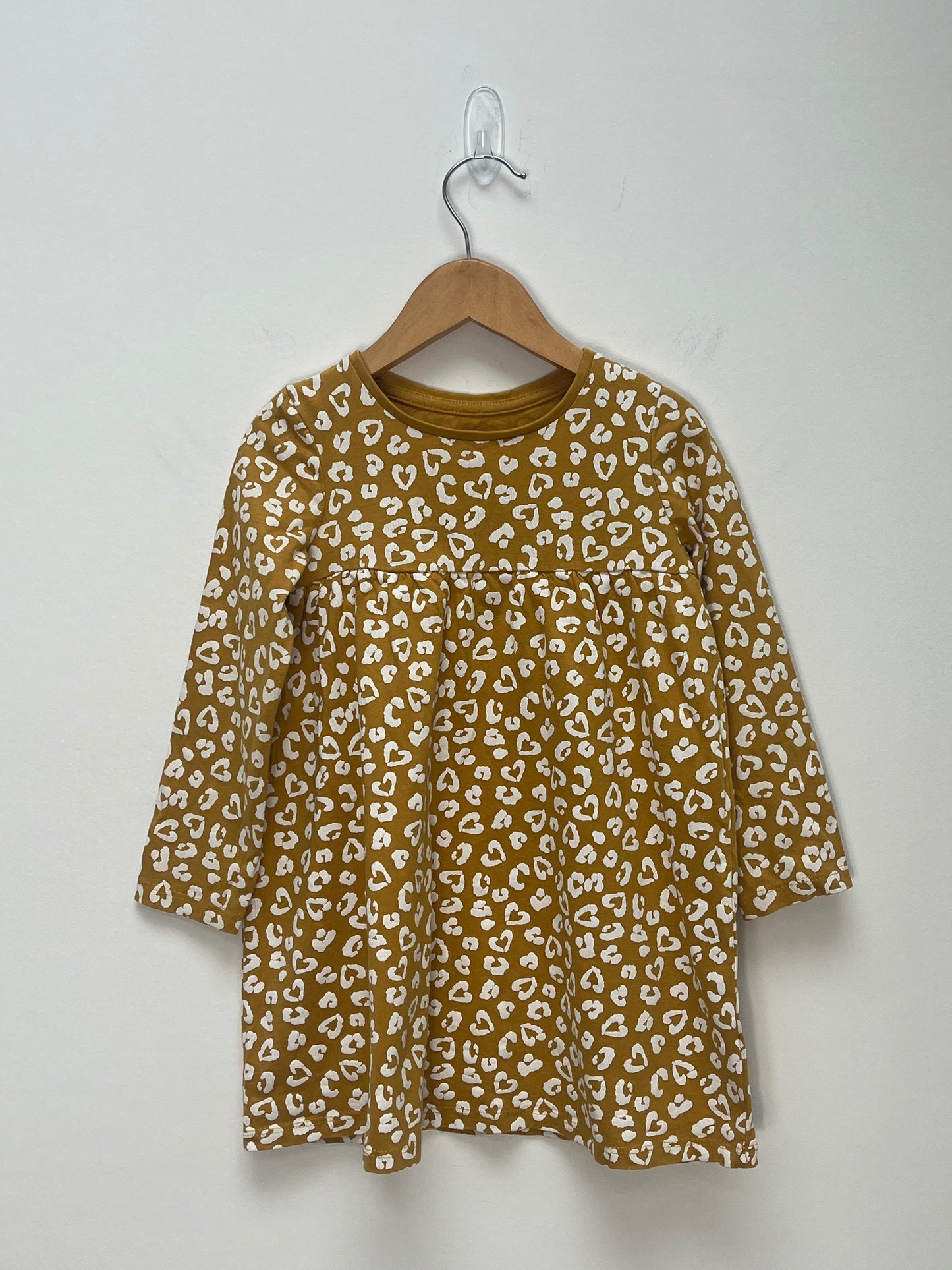 Mothercare 2-3 Years - Long Sleeved Mustard Dress