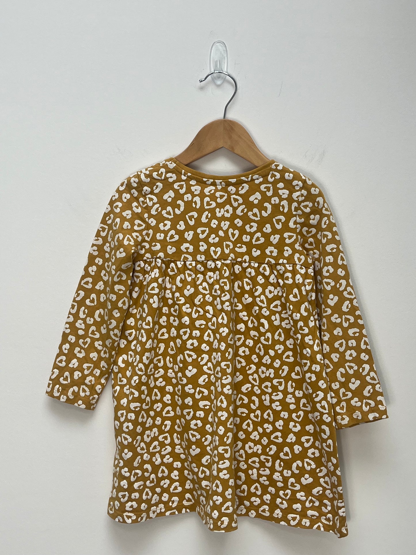 Mothercare 2-3 Years - Long Sleeved Mustard Dress