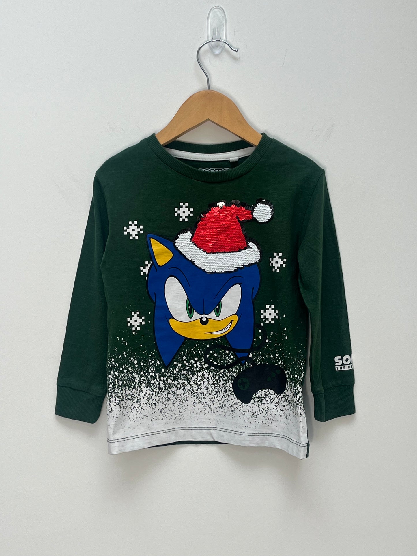 Next 3 Years - Long Sleeved Sonic Christmassy Top