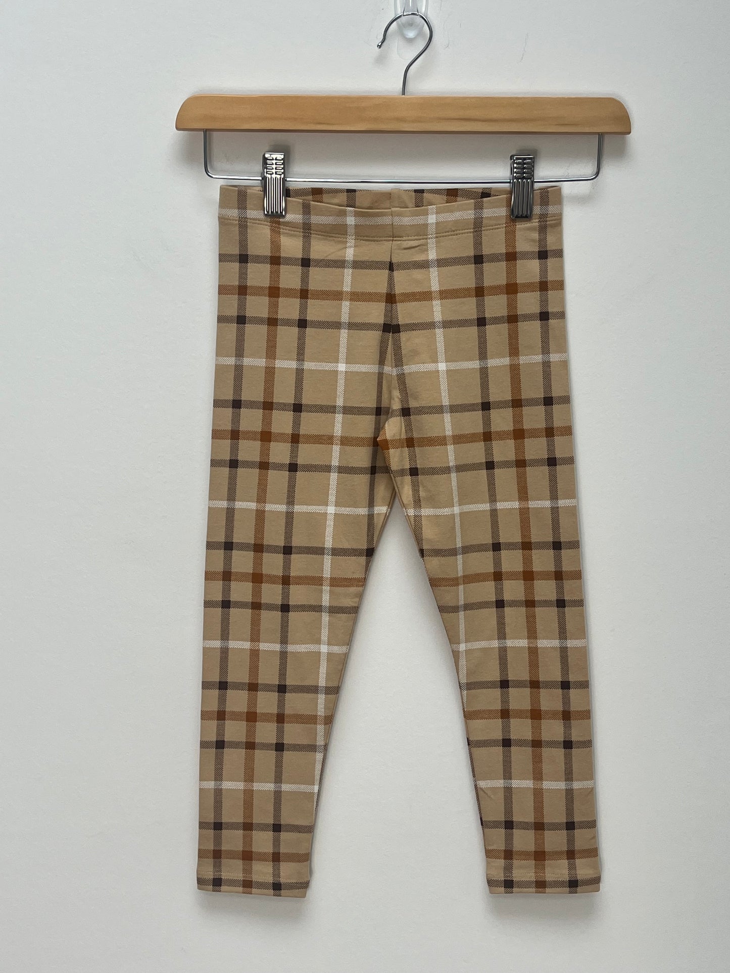 Next 5-6 Years - 2 x Leggings - Bear & Checked