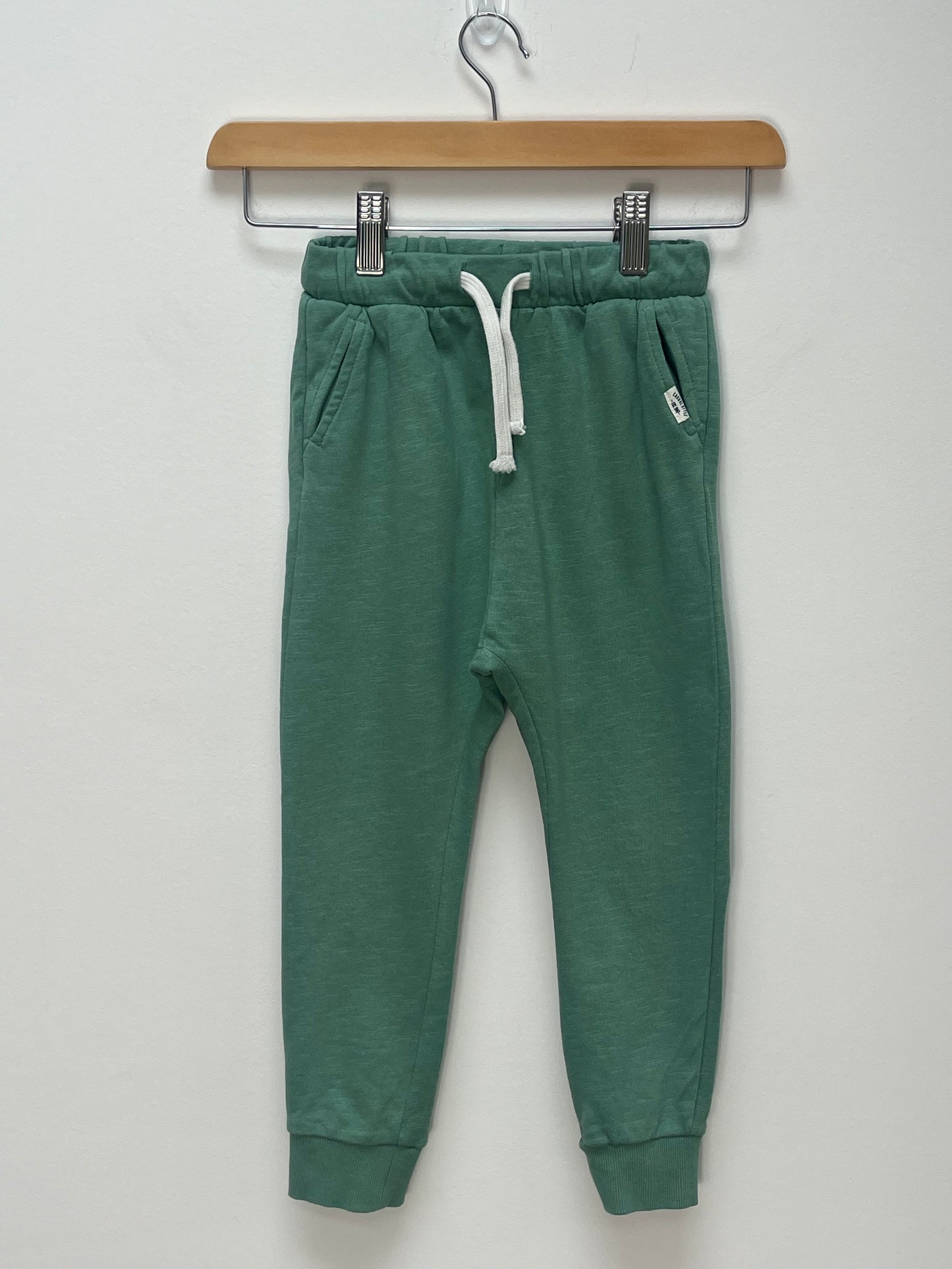 H&M 3-4 Years - 2 x Thin Joggers Bundle Neutral / Green