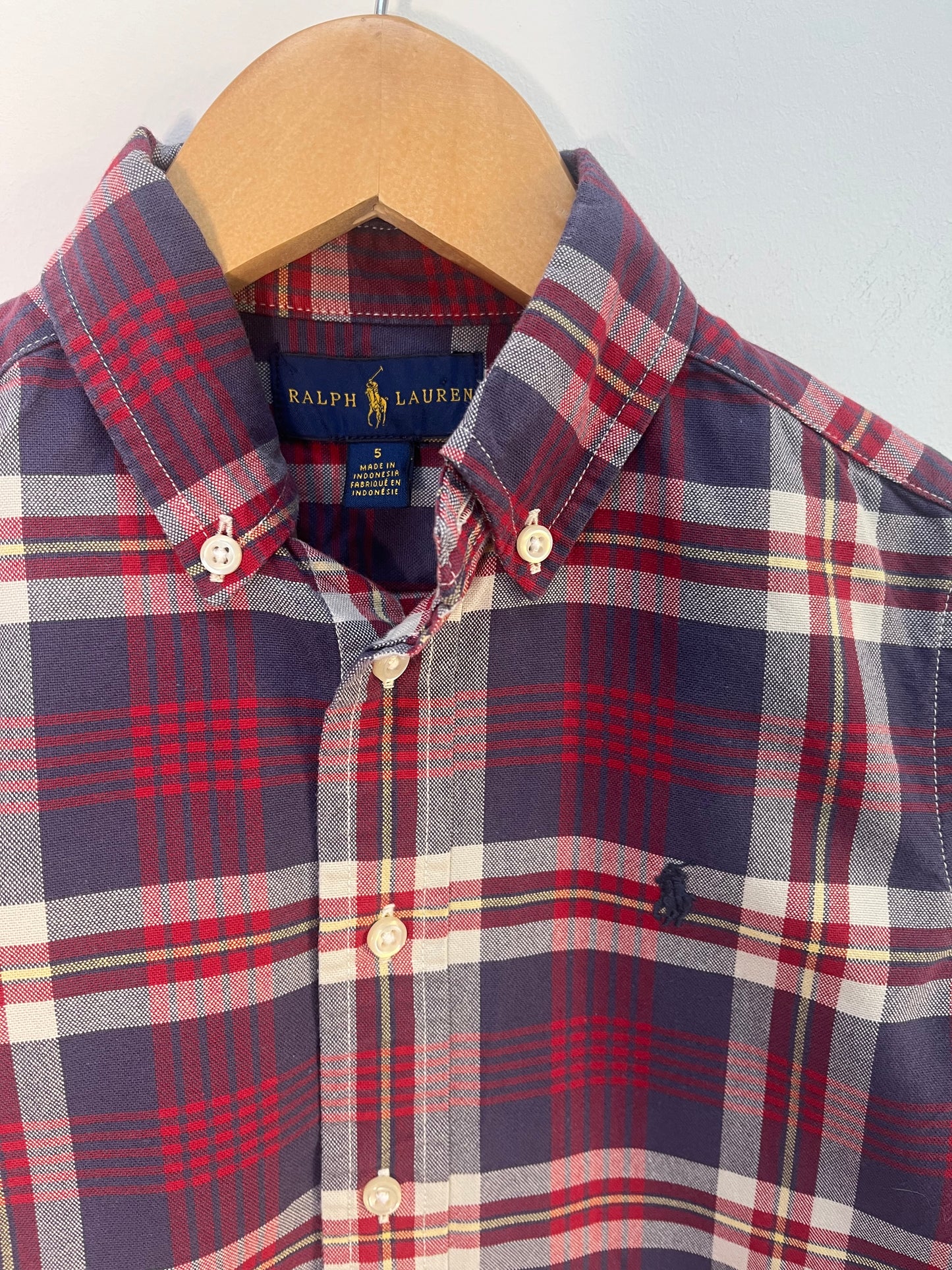 Ralph Lauren 5 Years - Checked Button Down Shirt